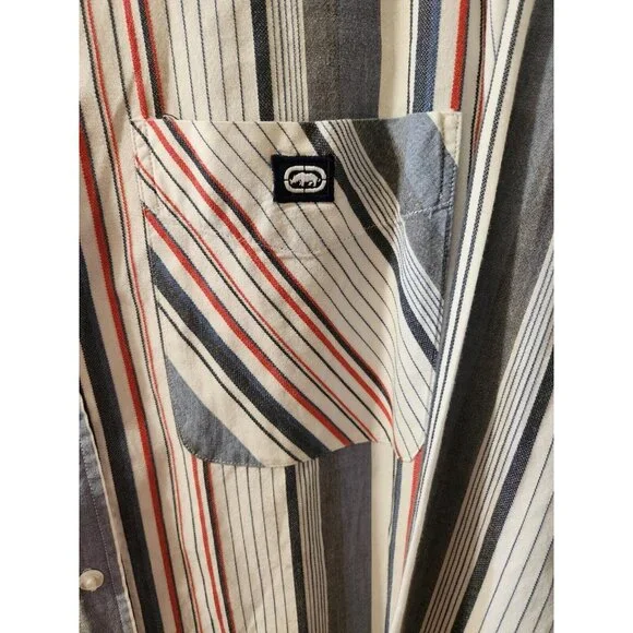 ECKO Unltd Dress Shirt Large 100% Cotton - Picture 2 of 4